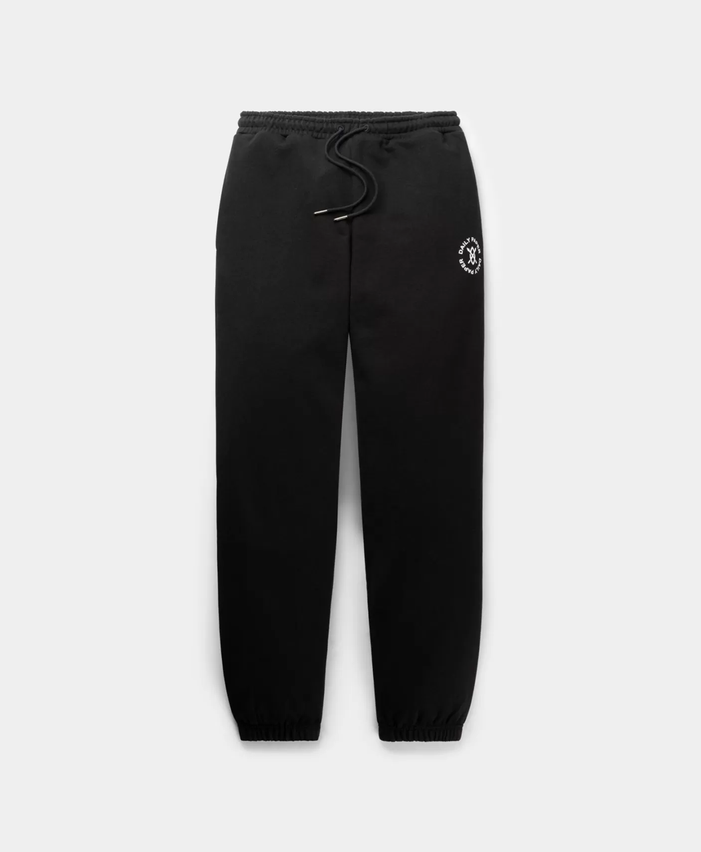 Daily Paper Black Circle Jog Pants-Men Sweatpants