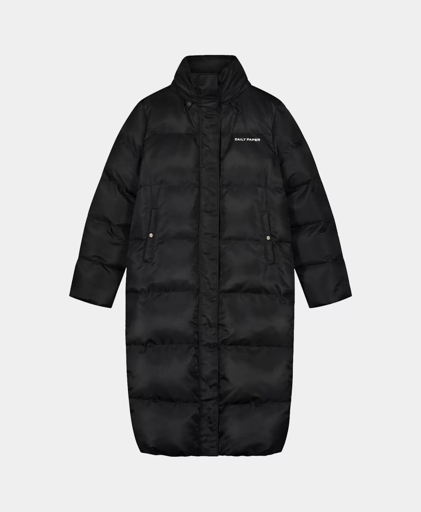 Daily Paper Black Epuff Long Jacket-Women Jackets