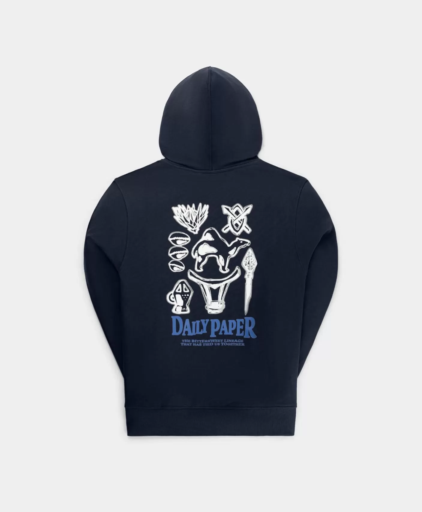 Daily Paper Deep Navy Rami Hoodie-Men Hoodies & Sweaters