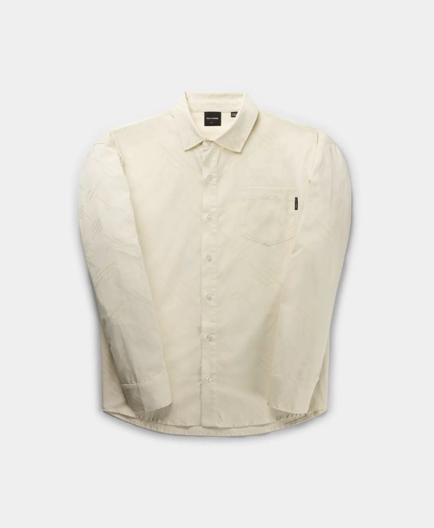 Daily Paper Egret White Housni Longsleeve Shirt-Men Shirts