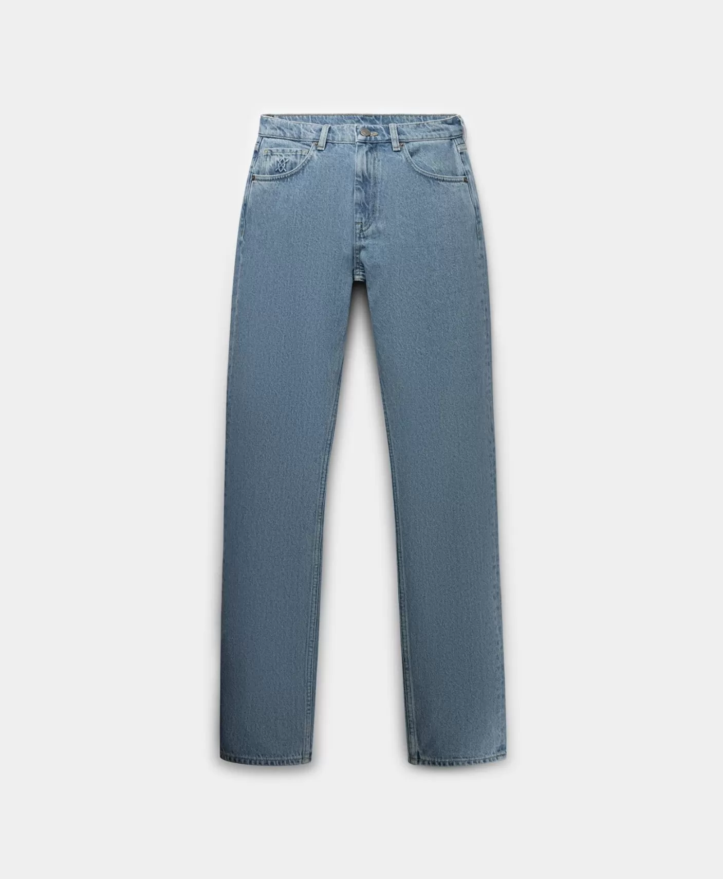 Daily Paper Light Blue Ayachi Jeans-Women Trousers