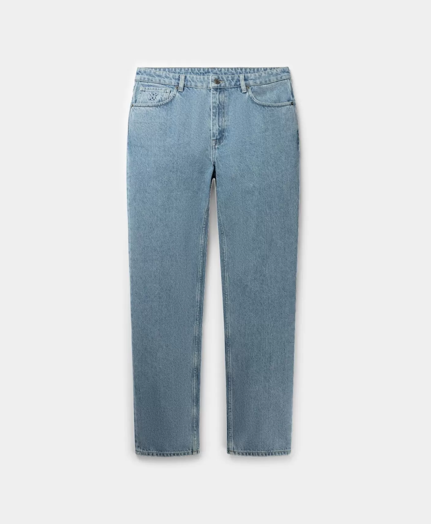 Daily Paper Light Blue Kibo Jeans-Men Trousers