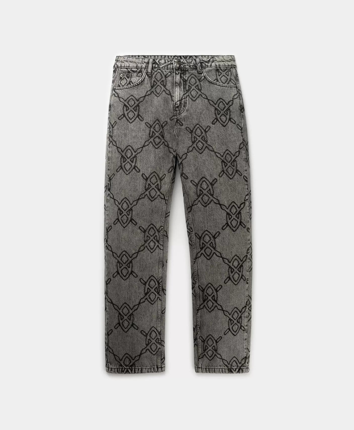 Daily Paper Mid Grey Rahul Pants-Men Trousers