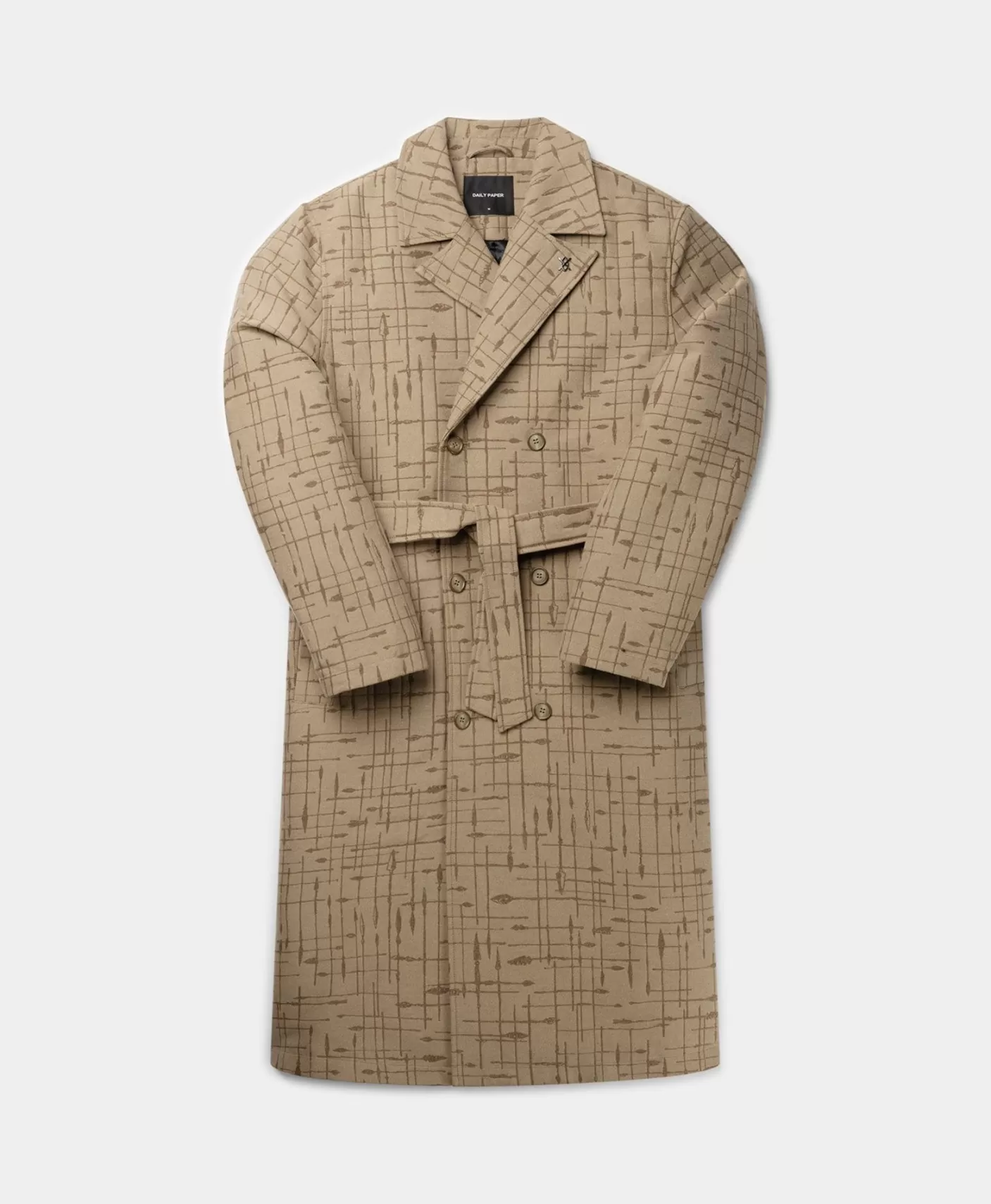 Daily Paper Oxford Beige Rashawn Long Jacket-Men Jackets